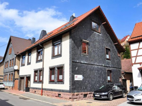 Barrier free modern apartment with terrace at the foot of Hallenburg Castle Steinbach-Hallenberg
